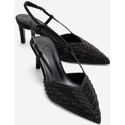 Prologue Melodie Slingback Pumps Schwarz EU 38 Prologue Melodie Slingback Pumps Schwarz EU 38