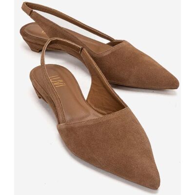 Forever & Always Berlina Leder-Slingback-Pumps Braun US 39 Forever & Always Berlina Leder-Slingback-Pumps Braun US 39
