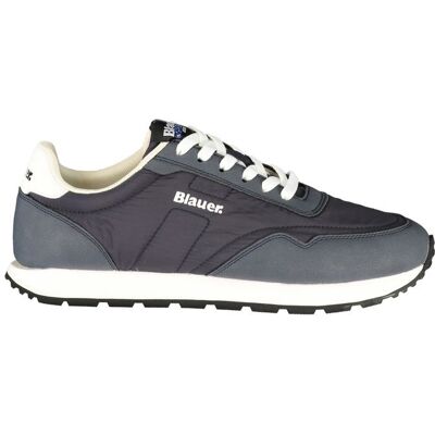 Blauer Blue Polyester Herren Sneaker Blau EU42 Blauer Blue Polyester Herren Sneaker Blau EU42