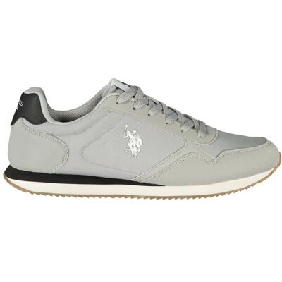 U.S. POLO ASSN. Graue Polyurethan Herren Sneaker Grau EU43 U.S. POLO ASSN. Graue Polyurethan Herren Sneaker Grau EU43