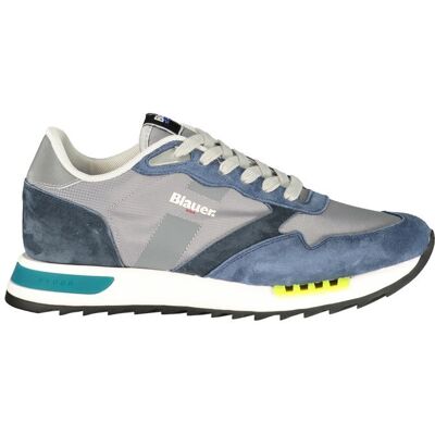 Blauer Blue Polyester Herren Sneaker Blau EU43 Blauer Blue Polyester Herren Sneaker Blau EU43
