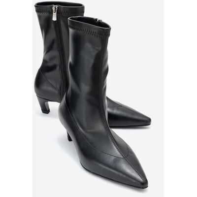 Prologue Alora Kitten Heel Stiefel (Damen) Schwarz EU 38 Prologue Alora Kitten Heel Stiefel (Damen) Schwarz EU 38