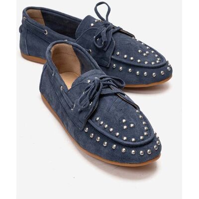 Forever & Always Cuesta Leder Schnür-Loafer Indigo Blau US 39 Forever & Always Cuesta Leder Schnür-Loafer Indigo Blau US 39