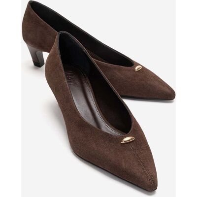 Prologue Versay Spitzer Zehenbereich Kitten-Heel Pumps Braun US 39 Prologue Versay Spitzer Zehenbereich Kitten-Heel Pumps Braun US 39