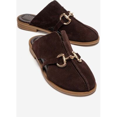 Forever & Always Favor Leather Mules (Damen) Schokolade US 39 Forever & Always Favor Leather Mules (Damen) Schokolade US 39