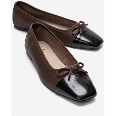 Forever & Always Rony Leder Ballerina Damen Schokolade EU 38 Forever & Always Rony Leder Ballerina Damen Schokolade EU 38