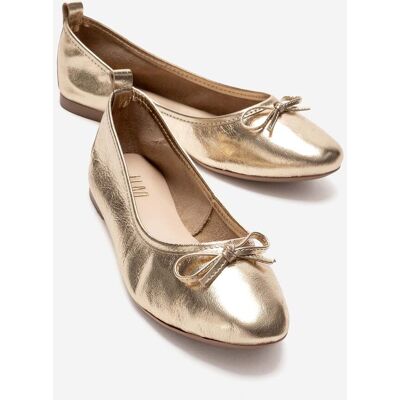 Forever & Always Florence Leder Ballerinas Gold EU40 Forever & Always Florence Leder Ballerinas Gold EU40