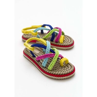 Prologue POMA Flach Sandale (Women) Mehrfarben EU 36 Prologue POMA Flach Sandale (Women) Mehrfarben EU 36