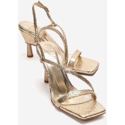 Prologue Jolene Stiletto Sandale Gold EU40 Prologue Jolene Stiletto Sandale Gold EU40