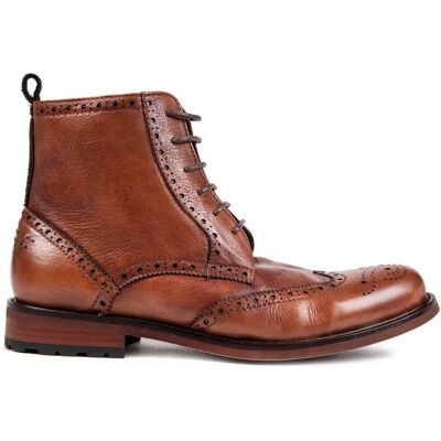 Sole Crafted Hammer Brogue Stiefel Bräunen EU 42 / UK 8 Sole Crafted Hammer Brogue Stiefel Bräunen EU 42 / UK 8
