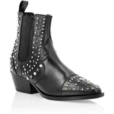 Philipp Plein Boots Lo-Heels Low Cowboy Schwarz EU 36 Philipp Plein Boots Lo-Heels Low Cowboy Schwarz EU 36