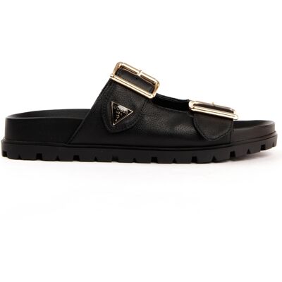 Guess Damen-Sandalen mit charakteristischer Silhouette Schwarz EU40 Guess Damen-Sandalen mit charakteristischer Silhouette Schwarz EU40