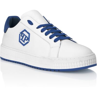 Philipp Plein Sneakers Neon Rock Low-Top Weiß Blau EU40 Philipp Plein Sneakers Neon Rock Low-Top Weiß Blau EU40