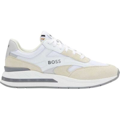 Boss - "Kurt" Sneaker für Herren, Leder (Weiß) Weiß EU 38 / UK 5 Boss - "Kurt" Sneaker für Herren, Leder (Weiß) Weiß EU 38 / UK 5