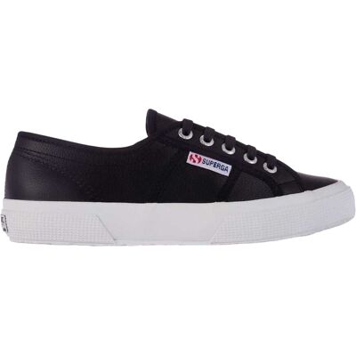 Superga - "2750" Sneaker für Damen, Nappaleder (Schwarz/Weiß) Schwarz EU 36,5 / UK 3,5 Superga - "2750" Sneaker für Damen, Nappaleder (Schwarz/Weiß) Schwarz EU 36,5 / UK 3,5