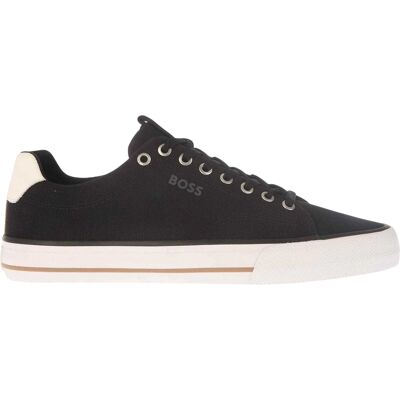 Boss - "Aiden" Sneaker für Herren, Canvas (Schwarz) Schwarz EU 39/UK 6 Boss - "Aiden" Sneaker für Herren, Canvas (Schwarz) Schwarz EU 39/UK 6