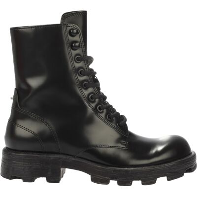 Diesel - "D-Hammer" Springerstiefel für Damen, Leder (Schwarz) Schwarz EU 40 / UK 6,5 Diesel - "D-Hammer" Springerstiefel für Damen, Leder (Schwarz) Schwarz EU 40 / UK 6,5