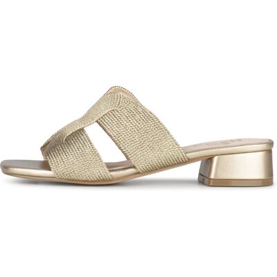 Posh by Poelman Slipper "CLARA" in Gold Gold EU40 Posh by Poelman Slipper "CLARA" in Gold Gold EU40
