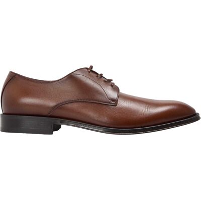 Boss - "Derrek Derb Buplt" Schnürschuhe für Herren, Leder (Mittelbraun) Schwarz Grün EU 39/UK 6 Boss - "Derrek Derb Buplt" Schnürschuhe für Herren, Leder (Mittelbraun) Schwarz Grün EU 39/UK 6