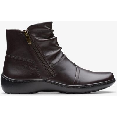 Clarks Cora Pace Chocolate Lea Boots Braun EU 37 Clarks Cora Pace Chocolate Lea Boots Braun EU 37