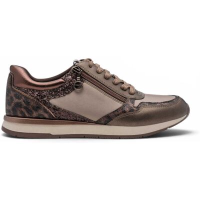 Tamaris Damen Taupe Kunstleder-Mode-Schnürschuhe – 23613-46 Taupe EU41 Tamaris Damen Taupe Kunstleder-Mode-Schnürschuhe – 23613-46 Taupe EU41