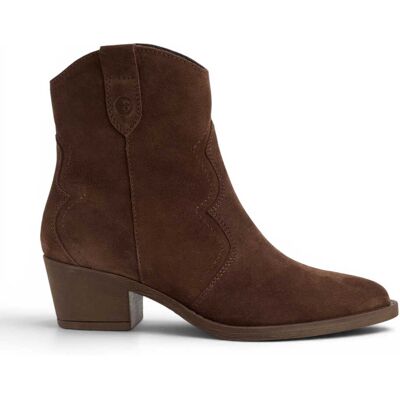 Tamaris Damen-Braune Wildleder-Cowboy-Wester-Knöchelstiefel – 25702-41 Dunkelbraun US 39 Tamaris Damen-Braune Wildleder-Cowboy-Wester-Knöchelstiefel – 25702-41 Dunkelbraun US 39
