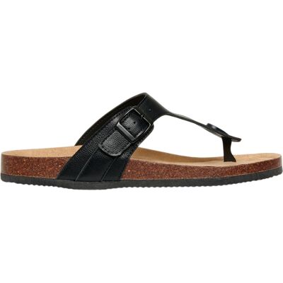 Threadbare - Sandalen für Herren, Zehentrenner, Flach (Schwarz) Schwarz EU 42 / UK 8 Threadbare - Sandalen für Herren, Zehentrenner, Flach (Schwarz) Schwarz EU 42 / UK 8