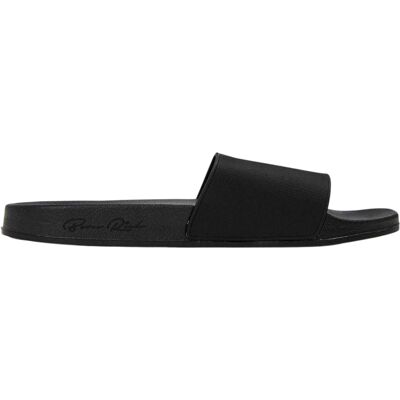 Born Rich - "Barreca" Logo Pantoffeln für Herren/Damen Unisex, Flach (Schwarz/Weiß) Schwarz EU 39/UK 6 Born Rich - "Barreca" Logo Pantoffeln für Herren/Damen Unisex, Flach (Schwarz/Weiß) Schwarz EU 39/UK 6