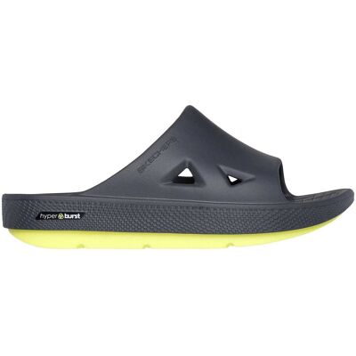 Skechers - Badesandale für Herren, Passt über dem Spann (Holzkohle/Grün) Holzkohle EU 39/UK 6 Skechers - Badesandale für Herren, Passt über dem Spann (Holzkohle/Grün) Holzkohle EU 39/UK 6