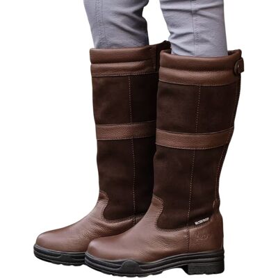 Brogini - Herren/Damen Unisex Landstiefel "Hollingworth", Leder (Braun) Braun EU 37,5 / UK 4,5 Brogini - Herren/Damen Unisex Landstiefel "Hollingworth", Leder (Braun) Braun EU 37,5 / UK 4,5