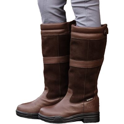 Brogini - Herren/Damen Unisex Landstiefel "Hollingworth", Leder (Braun) Braun Brogini - Herren/Damen Unisex Landstiefel "Hollingworth", Leder (Braun) Braun