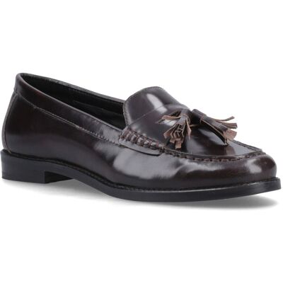 Hush Puppies Connie Leder Damen Aubergine Slipper Lila EU 39/UK 6 Hush Puppies Connie Leder Damen Aubergine Slipper Lila EU 39/UK 6