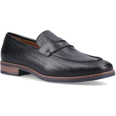 Hush Puppies Mitchell Leder Schwarze Herren Slipper Schwarz EU 44.5 / UK 10 Hush Puppies Mitchell Leder Schwarze Herren Slipper Schwarz EU 44.5 / UK 10