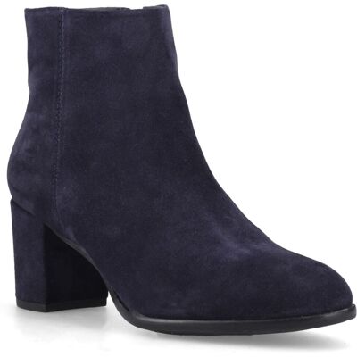 Hush Puppies Claridy Wildleder Damen Navy Absatz Stiefeletten Marine EU 40,5 / UK 7 Hush Puppies Claridy Wildleder Damen Navy Absatz Stiefeletten Marine EU 40,5 / UK 7