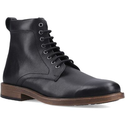 Hush Puppies Irwin Leder Herren SCHWARZE Stiefeletten Schwarz EU 43 / UK 9 Hush Puppies Irwin Leder Herren SCHWARZE Stiefeletten Schwarz EU 43 / UK 9
