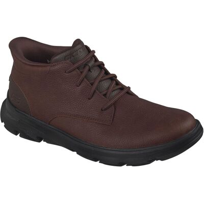 Skechers Arch Fit Garza Ridley Leder Herren Braun Stiefeletten Braun EU 43 / UK 9 Skechers Arch Fit Garza Ridley Leder Herren Braun Stiefeletten Braun EU 43 / UK 9