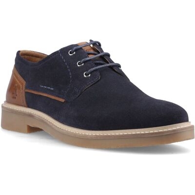 Hush Puppies Guy Leder Herren Schnürschuhe in Marineblau Marine EU 40,5 / UK 7 Hush Puppies Guy Leder Herren Schnürschuhe in Marineblau Marine EU 40,5 / UK 7