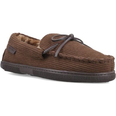 Hush Puppies Ace Cord Polyester Herren BROWN Hausschuhe Braun EU 40,5 / UK 7 Hush Puppies Ace Cord Polyester Herren BROWN Hausschuhe Braun EU 40,5 / UK 7