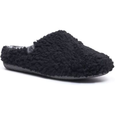 Hush Puppies Gute Textil Damen Schwarz Hausschuhe Schwarz EU 40,5 / UK 7 Hush Puppies Gute Textil Damen Schwarz Hausschuhe Schwarz EU 40,5 / UK 7