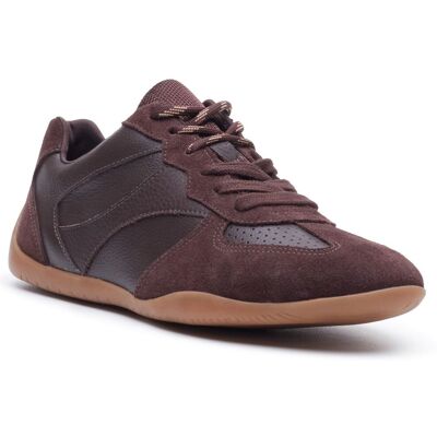Hush Puppies Jovie Leder Damen SCHOKOLADEN Turnschuhe Braun EU 39/UK 6 Hush Puppies Jovie Leder Damen SCHOKOLADEN Turnschuhe Braun EU 39/UK 6