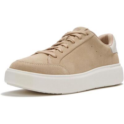 Fitflop RTG Schnür-Suede Damen Hazelnuss Sneaker Creme EU 40,5 / UK 7 Fitflop RTG Schnür-Suede Damen Hazelnuss Sneaker Creme EU 40,5 / UK 7