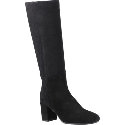Hush Puppies Oprah Wildleder Lange Leder Damen Schwarz Absatz Kniehohe Stiefel Schwarz EU 37 / UK 4 Hush Puppies Oprah Wildleder Lange Leder Damen Schwarz Absatz Kniehohe Stiefel Schwarz EU 37 / UK 4
