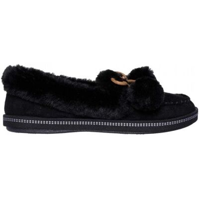 Skechers - "Cosy CampF" Hausschuhe für Damen, Mokkasin, Flach (Schwarz) Schwarz EU 37,5 / UK 4,5 Skechers - "Cosy CampF" Hausschuhe für Damen, Mokkasin, Flach (Schwarz) Schwarz EU 37,5 / UK 4,5