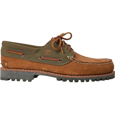 Timberland - "Authentic" Bootsschuhe für Herren, Leder (Mittelbraun) Schwarz Grün EU 43 / UK 9 Timberland - "Authentic" Bootsschuhe für Herren, Leder (Mittelbraun) Schwarz Grün EU 43 / UK 9