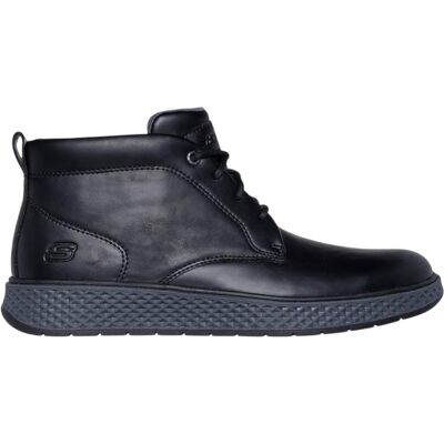 Skechers - "Burkett" Stiefeletten für Herren, Leder, Flach (Schwarz) Schwarz EU 39/UK 6 Skechers - "Burkett" Stiefeletten für Herren, Leder, Flach (Schwarz) Schwarz EU 39/UK 6