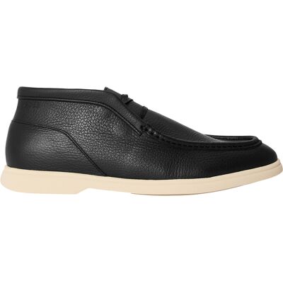 Boss - "Sienne Desb" Chukka-Stiefel für Herren, Leder (Schwarz) Schwarz EU 43 / UK 9 Boss - "Sienne Desb" Chukka-Stiefel für Herren, Leder (Schwarz) Schwarz EU 43 / UK 9