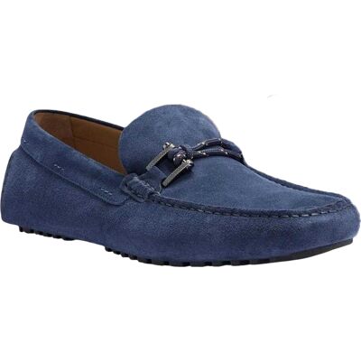 Boss - "Driver" Mokassins für Herren, Wildleder, Flach (Blau) Blau EU 39/UK 6 Boss - "Driver" Mokassins für Herren, Wildleder, Flach (Blau) Blau EU 39/UK 6