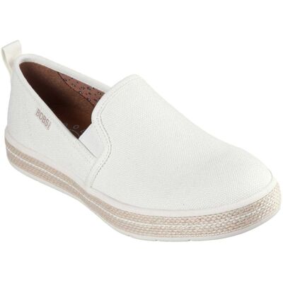 Skechers - "Flexpadrill" Espadrillen für Damen, Canvas (Naturweiß) Cremefarben EU 36 / UK 3 Skechers - "Flexpadrill" Espadrillen für Damen, Canvas (Naturweiß) Cremefarben EU 36 / UK 3