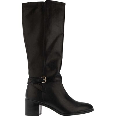 Dune London - "Trusti Casual" Kniehohe Stiefel für Damen, Leder (Schwarz) Schwarz EU 36 / UK 3 Dune London - "Trusti Casual" Kniehohe Stiefel für Damen, Leder (Schwarz) Schwarz EU 36 / UK 3
