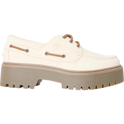 Timberland - "Stone Street" Bootsschuhe für Damen, Nubukleder, Plattform-Absatz (Natürlich) Natürlich EU 40 / UK 6,5 Timberland - "Stone Street" Bootsschuhe für Damen, Nubukleder, Plattform-Absatz (Natürlich) Natürlich EU 40 / UK 6,5